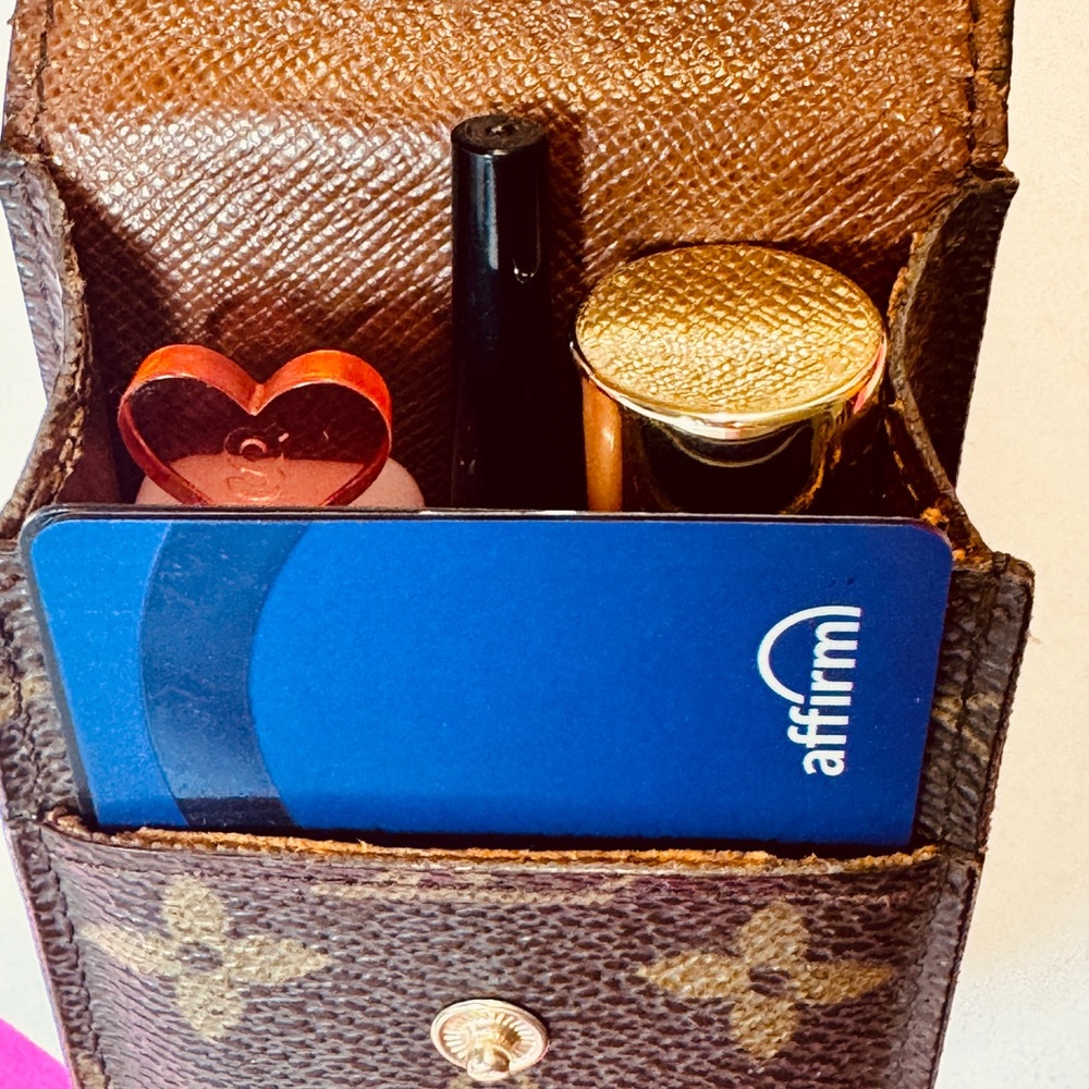 Louis Vuitton mini pocket organizer Card holder lipstick support accessory. - Picture 4 of 7